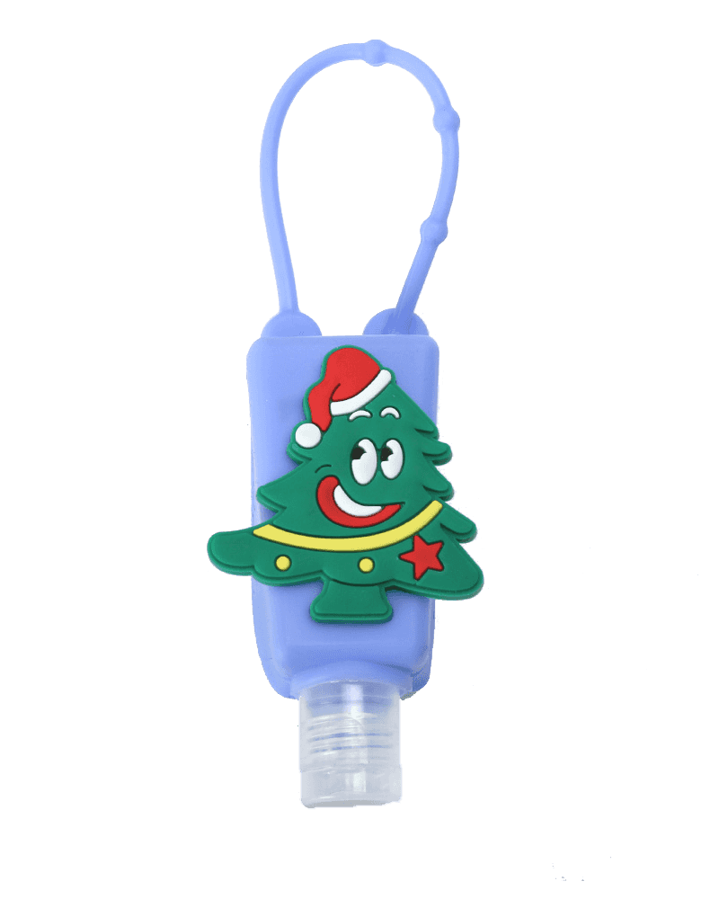 >Christmas Series Silikon Hand Sanitizer Flaskhållare